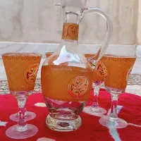 جام و پنج عدد لیوان