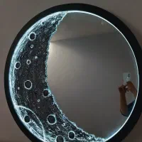 تابلو ماه|تابلو، نقاشی، عکس|نیشابور, گنبد سبز|دیوار