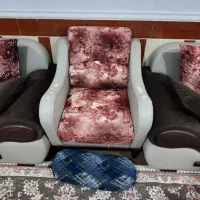 مبل ۱۰ نفره در حد نو سالم|مبلمان خانگی و میز عسلی|کوهنجان, |دیوار