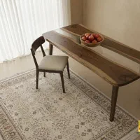 فرش وینتیج با رنگ سبز ماچا