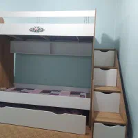 تخت دو طبقه و سه نفره|تخت و سرویس خواب|رامهرمز, |دیوار