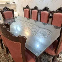 میزناهارخوری تمام چوب هشت نفره