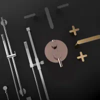 فلاشتانک توکار فرنگی والهنگ استراکچر شیرآلات دکمه|لوازم سرویس بهداشتی|شیراز, تندگویان|دیوار