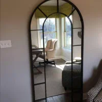 آینه قدی گنبدی طرح دار