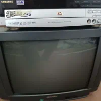 تلویزیون ودستگاه وی سی دی