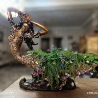 گلدان، دکوری، مجسمه فرشته