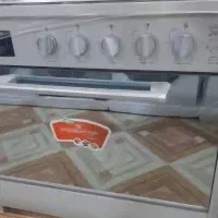 اجاق گاز طرح فر ۵شعله سالم مناسب جهیزیه