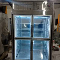 یخچال ایستاده پشت بسته