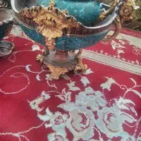 کاسه ها ی فیروزه ای وطلایی به فروش میرسد|صنایع دستی و سایر لوازم تزئینی|ایوان, |دیوار