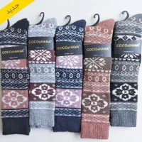 جوراب زبرزانو پشمی لطیف