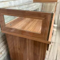 میز مغازه MDF با ویترین شیشهای آماده استفاده|فروشگاه و مغازه|بابل, |دیوار