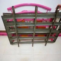 تخت یکنفره صورتی|تخت و سرویس خواب|رشت, دروازه لاکان|دیوار