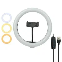 رینگ لایت 10 اینچی با چندحالت نوری|آرایشگاه و سالن‌های زیبایی|سبزوار, قاضی زاد|دیوار