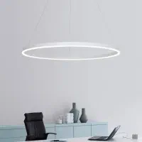 لوستر سقفی آویز ۵۰ وات ویمکس مدل تک حلقه سه حالته|لوستر و چراغ آویز|شیراز, گود عربان|دیوار