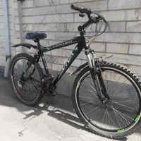 دوچرخه ۲۶ دنده ای  کمک فنردار|دوچرخه، اسکیت، اسکوتر|رشت, جماران|دیوار