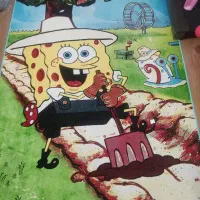 فرش و پرده کودکانه و ماشین