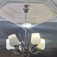 لوستر ۵ شاخه|لوستر و چراغ آویز|علی‌آباد کتول, |دیوار