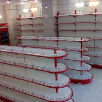 قفسه فروشگاهی دوطرفه/استندآبشاری