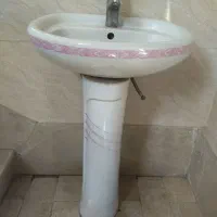 روشویی کارکرده به همراه آینه وباکس|لوازم حمام|ملارد, |دیوار
