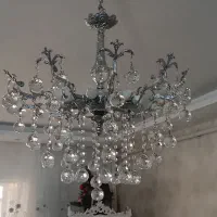 لوستر تمام برنز تو پر اصل ۱۰ شعله و ۱۰ شاخه
