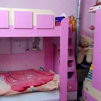 تخت دوطبقه کشو دار با پله|تخت و سرویس خواب|اصفهان, فروردین|دیوار