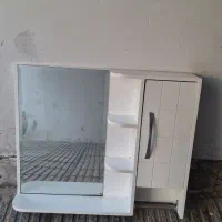 آینه کابینتی دستشویی رنگ سفید
