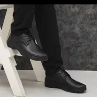 کفش چرم  راحتی ۳ دور دوخت