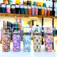 تراول ماگ استیل سیتارا اصلی طرح گل فلاسک باشگاهی