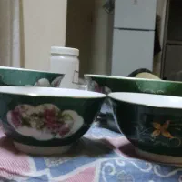 تعداد4عددکاسه چینی قدیمی و1عددشاه کاسه کشمیر|کلکسیون اشیاء عتیقه|اصفهان, آزادان|دیوار