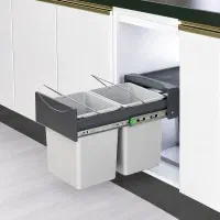 سطل زباله داخل کابینت (مناسب زیرسینک 12تا 36 لیتر)