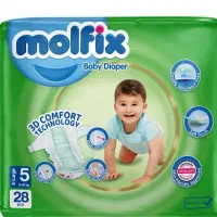 پوشک مولفیکس سایز ۳ و ۴ و ۵