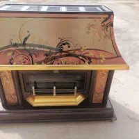 بخاری گازی طرح شومینه