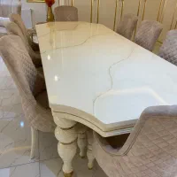 میز ناهارخوری ۸نفره چوب تماماً راش