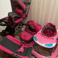 کالسکه .دوعددکریر .درحد نوسالم وتمیز|کالسکه و لوازم جانبی|گرگان, |دیوار