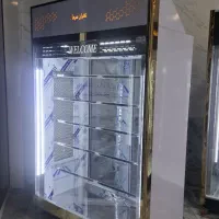 یخچال گلس دو طرف نما پشت شیشه ای