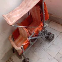 کالسکه دوقلو درحد نو سالم