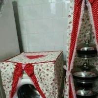 دوخت دستمال  پارچه ای ک ا و ر ل و ا ز م ب ر ق ی