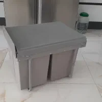 سطل آشغال دوقلو ریلی کابینتی