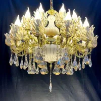 لوستر اسکای برنجی سرامیکی فوق العاده زیبا