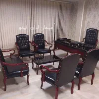 مبلمان اداری کلاسیک مدل عصایی میز،مدیریت،صندلی