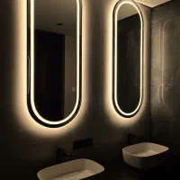 آینه نور دار|لوازم سرویس بهداشتی|شیراز, شهرک سعدی|دیوار