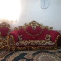 فروش مبل سلطنتی باپارچه ترک وچوب راش