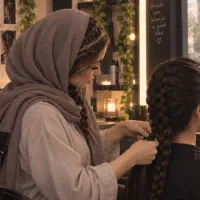 مدل برای بافت مو
