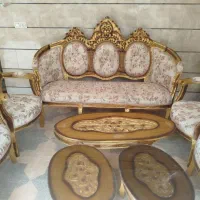 سلام مبل سلطنتی ۹نفره به همراه سه میز عسلی بوفه|مبلمان خانگی و میز عسلی|اقبالیه, |دیوار