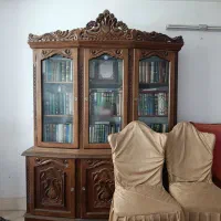 ویترین منبت کاری کارِ دست کاملا سالم
