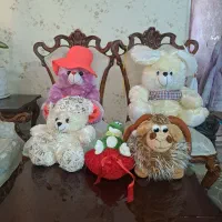 پنچ عدد عروسک در حد نو