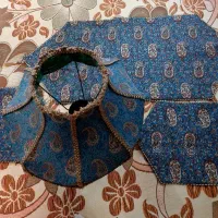 ست رومیزی والان پرده و چراغ خواب ترمه  فرش ۶متری