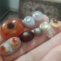 انگشترتوپازاصلی وانواع نگین های معدنی|جواهرات|کرمانشاه, |دیوار