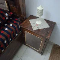 تخت خواب دونفره چوب