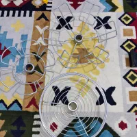 فرش|فرش|زنجان, |دیوار